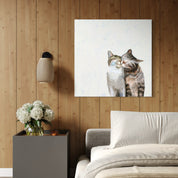 Cat Pair Canvas Wrap