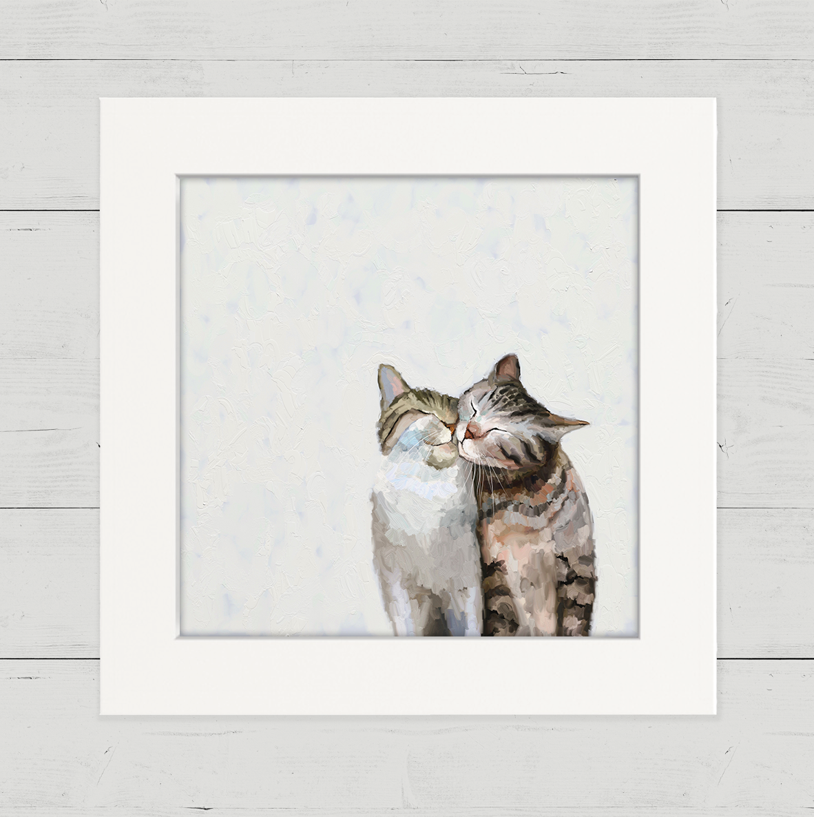 Cat Pair Happy Square