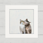 Cat Pair Happy Square