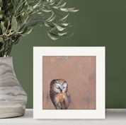 Changing Seasons Owl Happy Square™