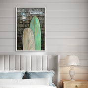 Coastal Boards Framed Canvas