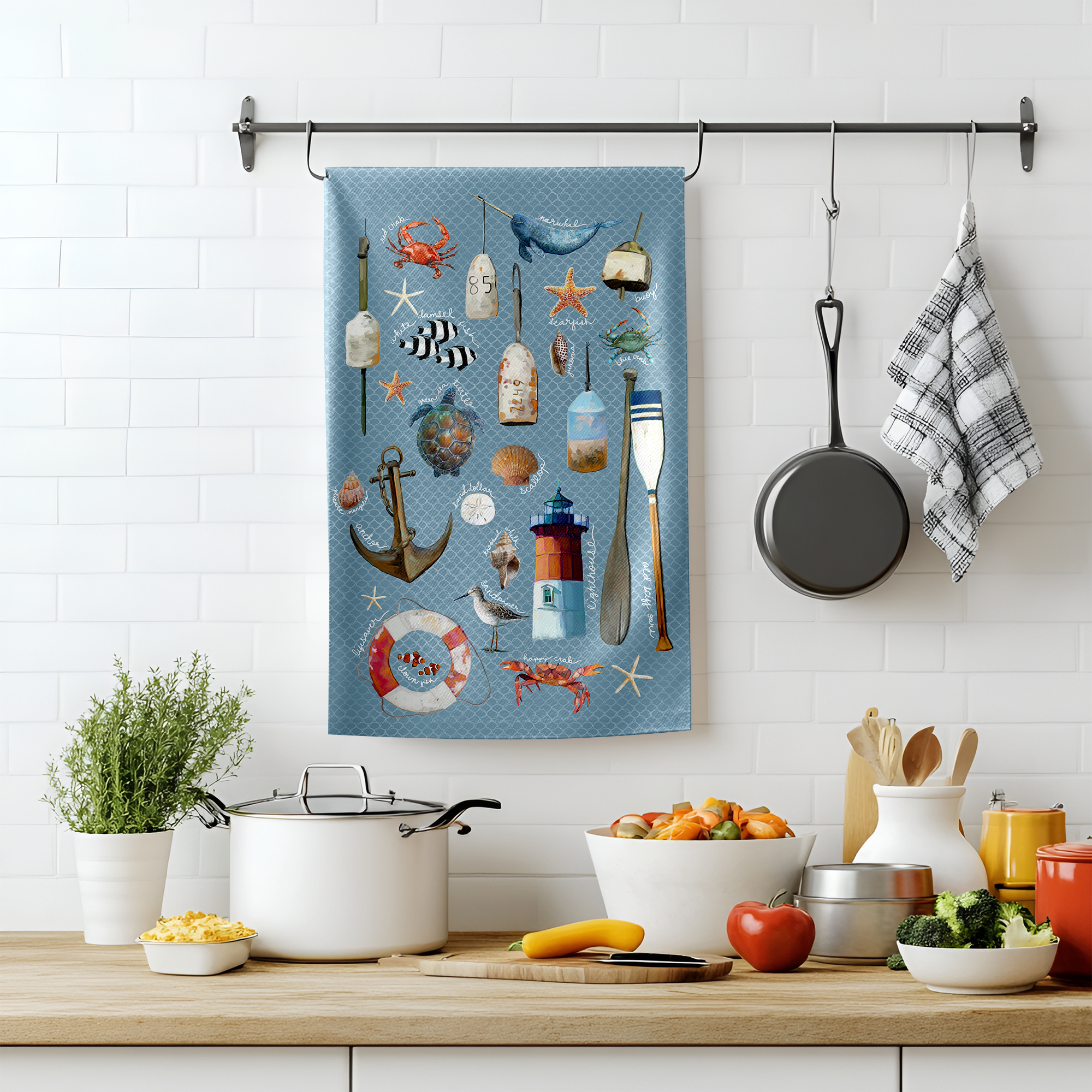 Caroline tesori da Maschio Cavalluccio Marino Tappetino per Interni o Esterni, 45,7 x 68,6 cm Multicolore Caroline tesori da Maschio Cavalluccio Marino Tappetino per Interni o Esterni, 45,7 x 68,6 cm Multicolore