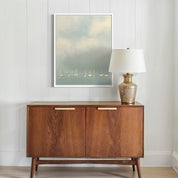 Connecticut Sailing Framed Canvas