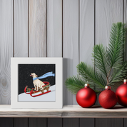 Dashing Through the Snow - Lab Happy Square