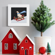 Dashing Through the Snow - Lab Happy Square