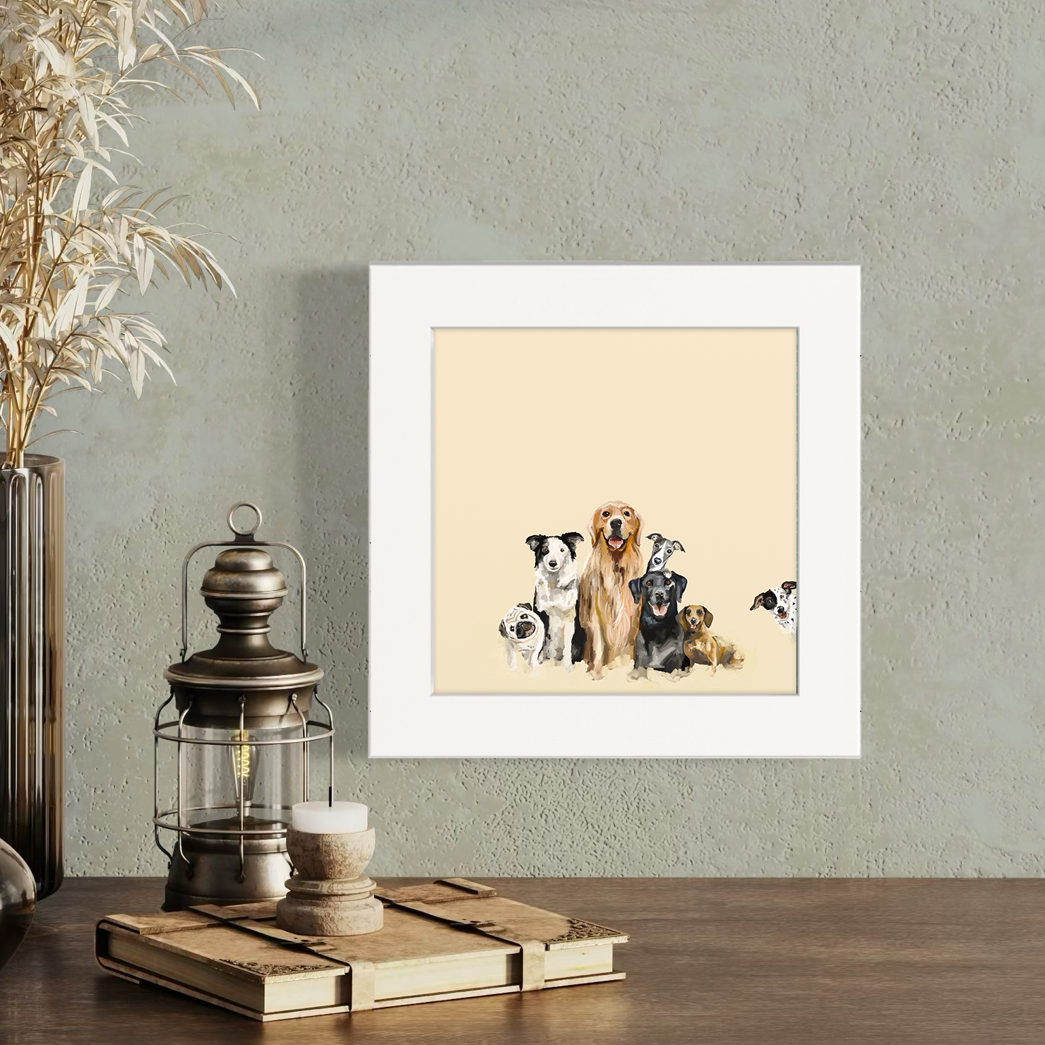 Dog Bunch 1 Happy Square™