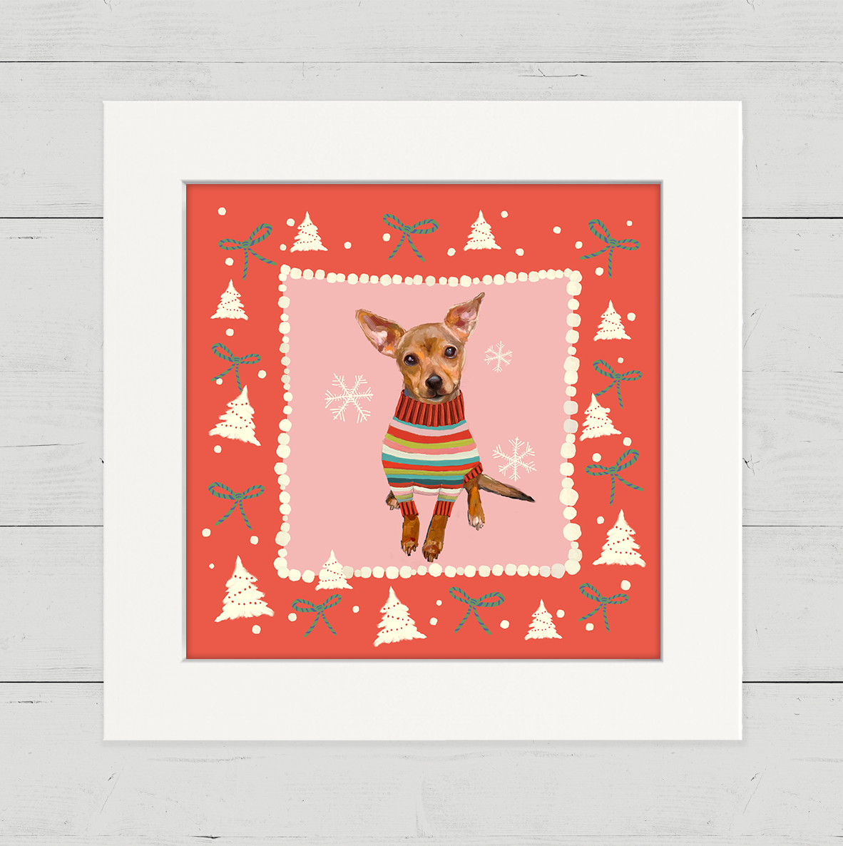 Dogs Love Knits 5 Happy Square