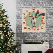 Dogs Love Knits 6 Canvas Wrap
