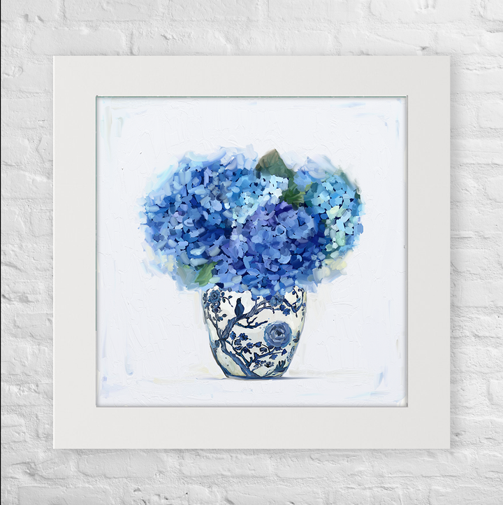 Dreaming in Blue - Hydrangeas Happy Square™