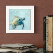 Dreamy Sea Turtle Happy Square™