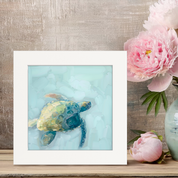 Dreamy Sea Turtle Happy Square™