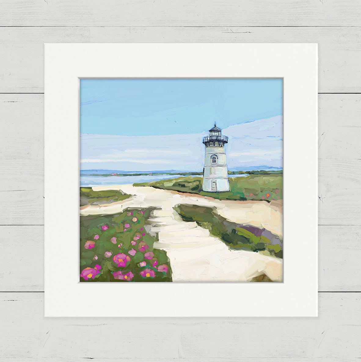 Edgartown Lighthouse Happy Square™