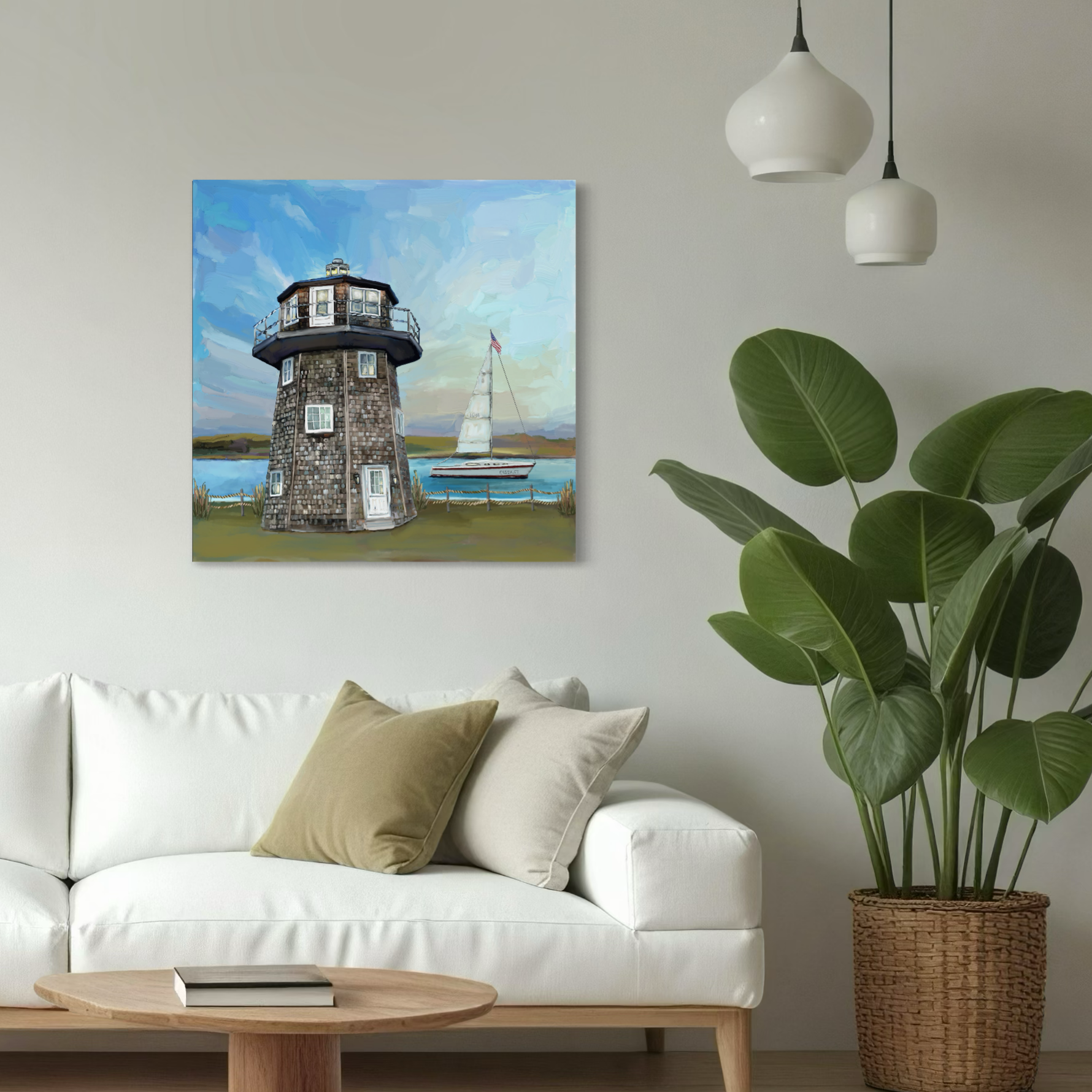 Essex Lighthouse Canvas Wrap