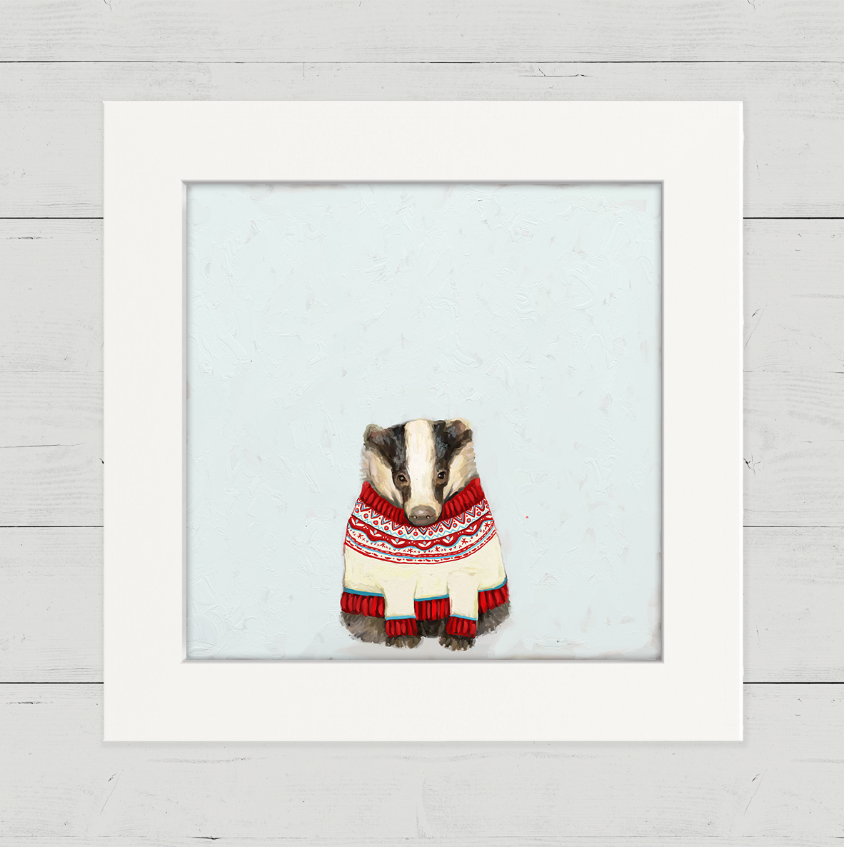 Fair Isle Badger Happy Square
