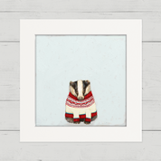 Fair Isle Badger Happy Square