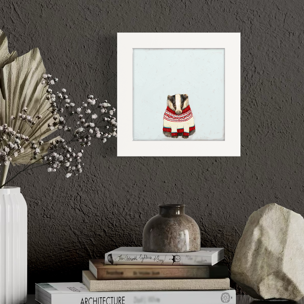 Fair Isle Badger Happy Square