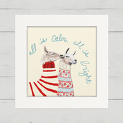 Fair Isle Llamas Happy Square