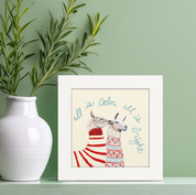 Fair Isle Llamas Happy Square