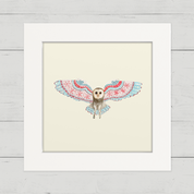 Fair Isle Owl Happy Square