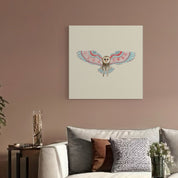 Fair Isle Owl Canvas Wrap