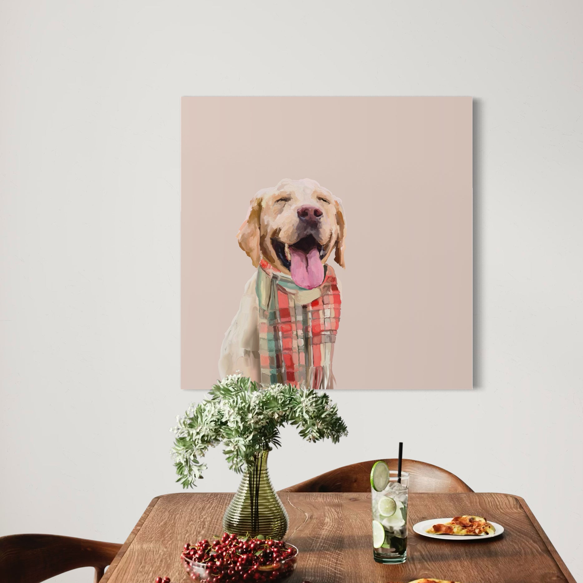 Fall - Dogs Love Scarves Canvas Wrap
