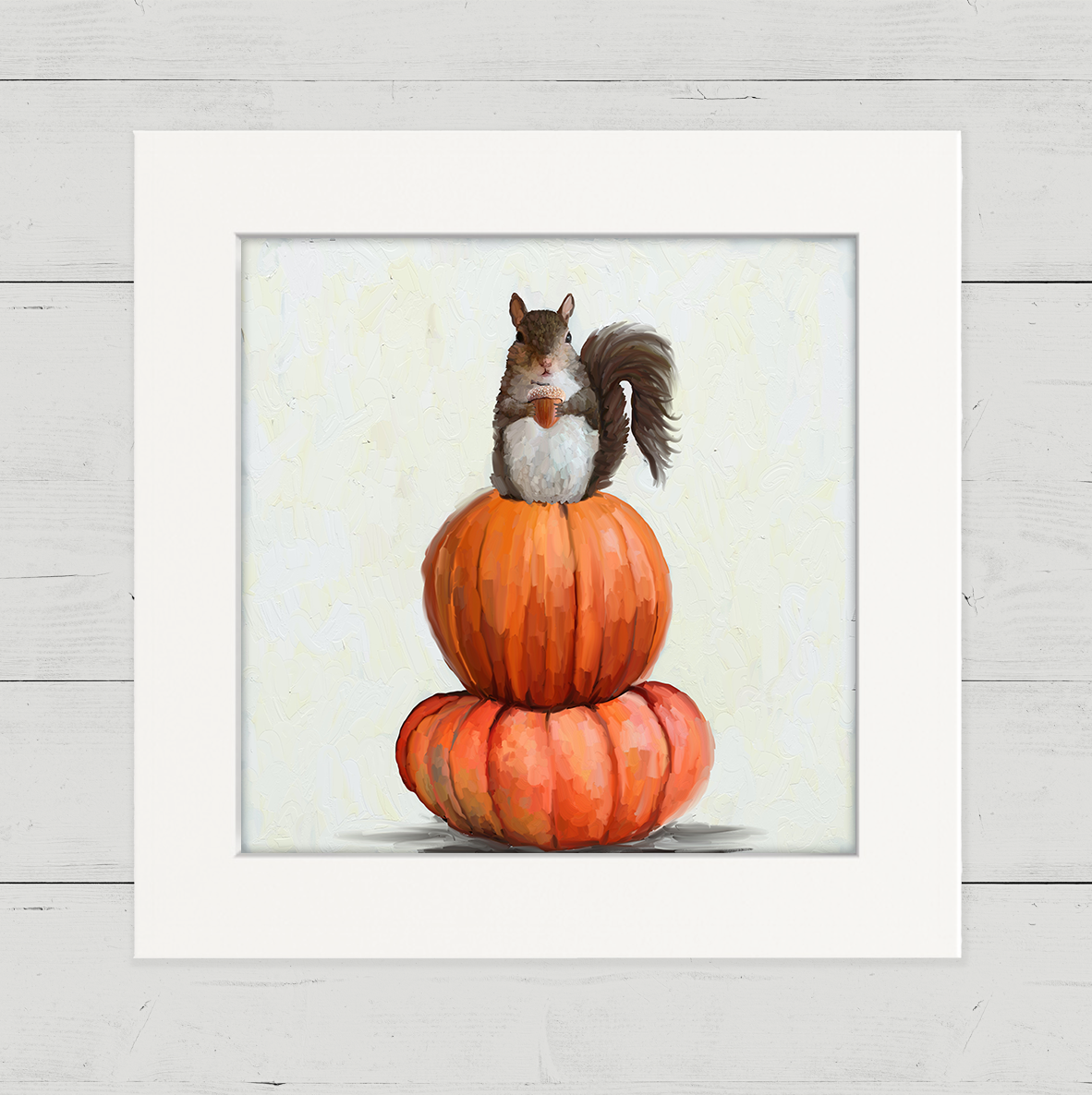Fall - Squirrel Happy Square