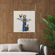Fall - Thankful Scarecrow Canvas Wrap
