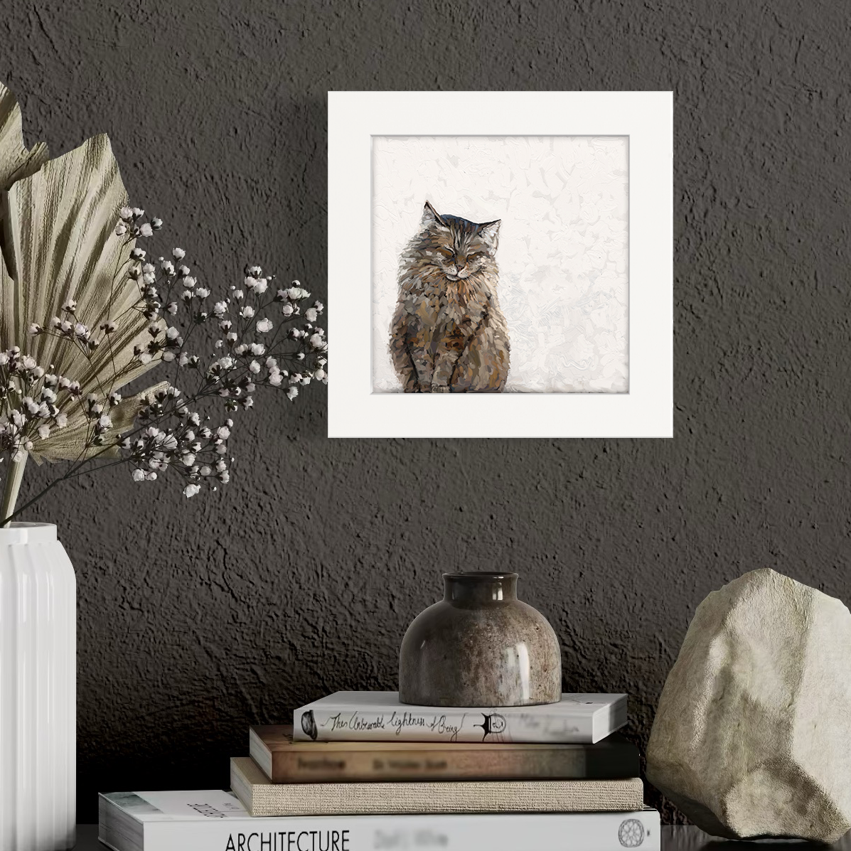 Feline Friends - Purfect Maine Coon Happy Square