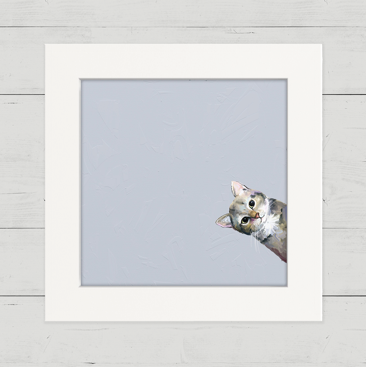 Feline Friends - Sneaky Cat Happy Square