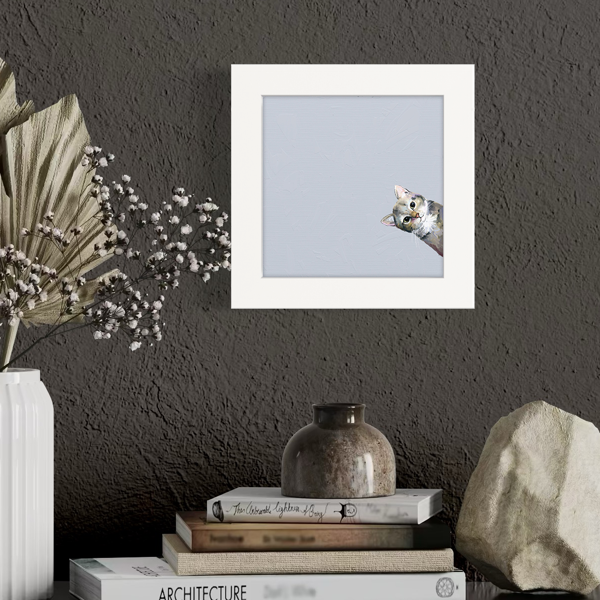 Feline Friends - Sneaky Cat Happy Square