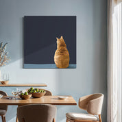 Feline Friends - Pondering Orange Tabby Canvas Wrap