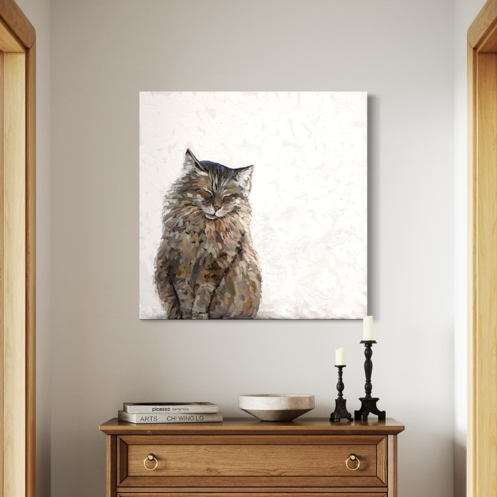 Feline Friends - Purfect Maine Coon Canvas Wrap