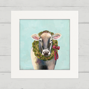 Festive Cow Happy Square
