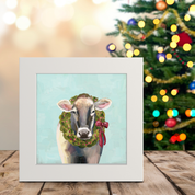 Festive Cow Happy Square