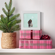 Festive Donkey and Sheep Happy Square