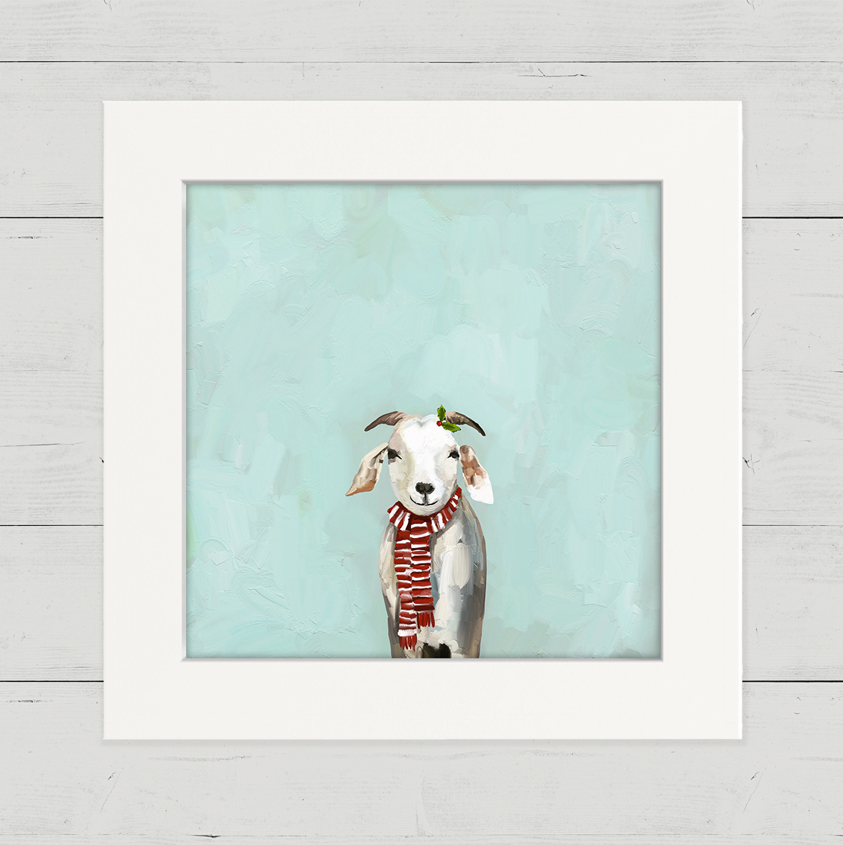 Festive Goat Happy Square