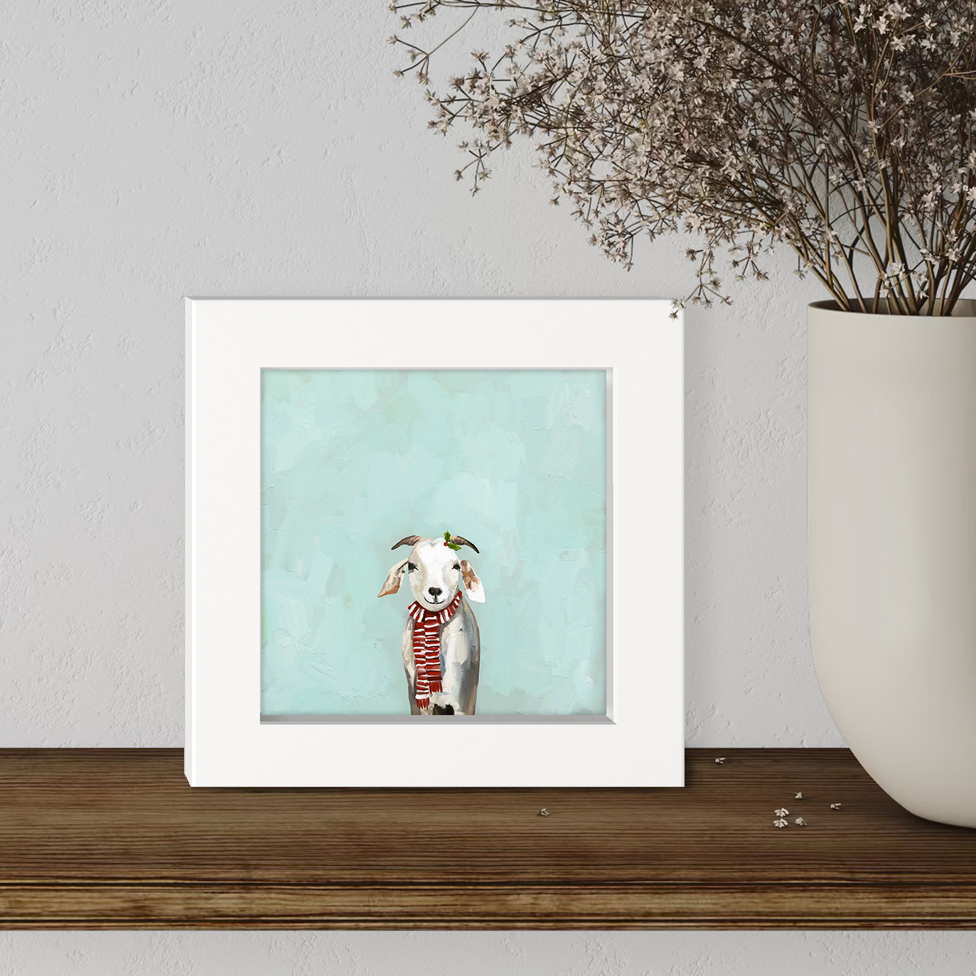 Festive Goat Happy Square