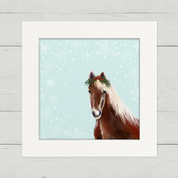Festive Horse Happy Square