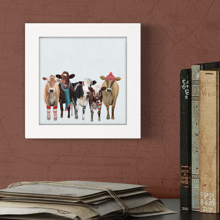 Festive Cow Club Happy Square™