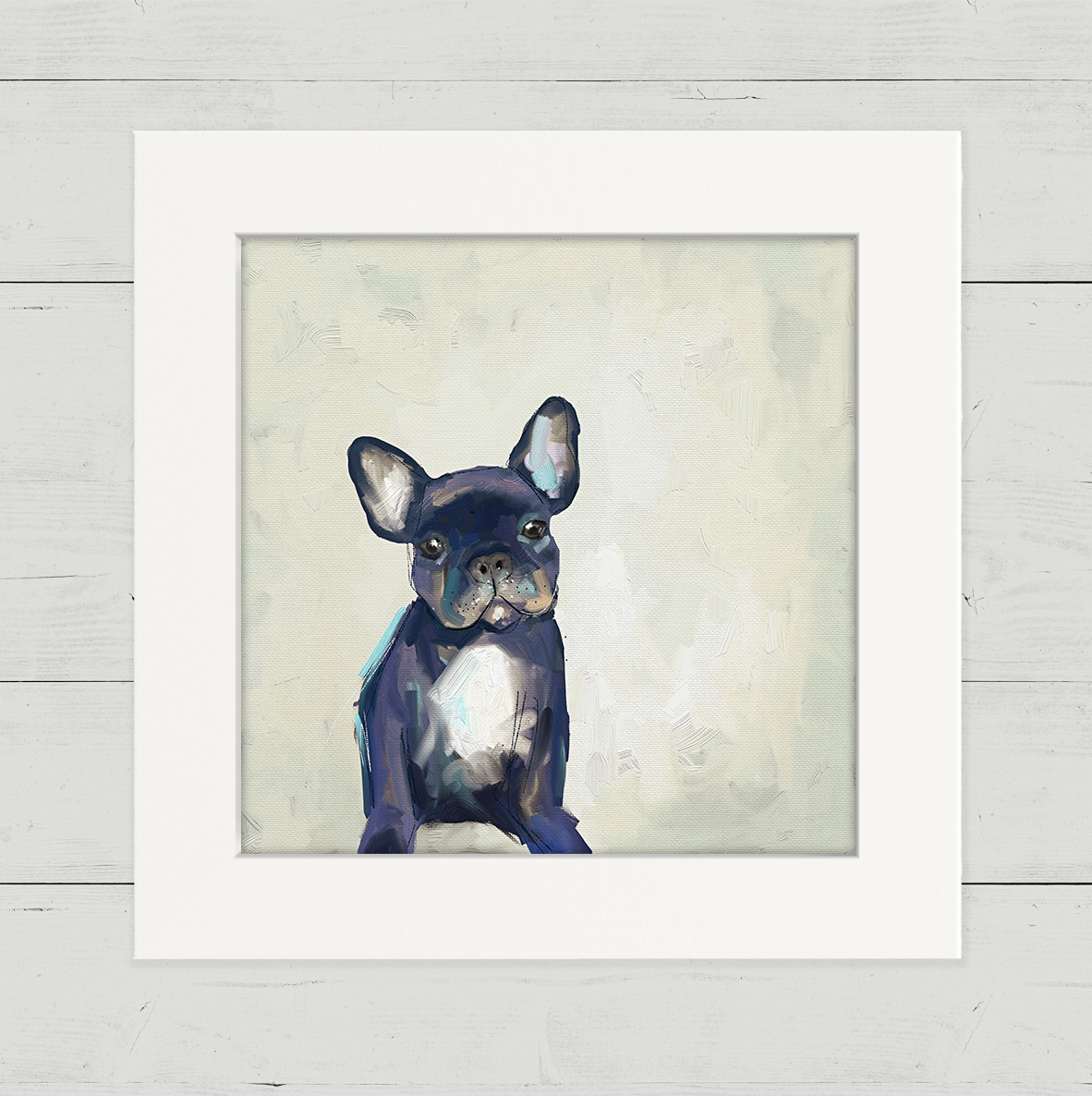 Frenchie Happy Square