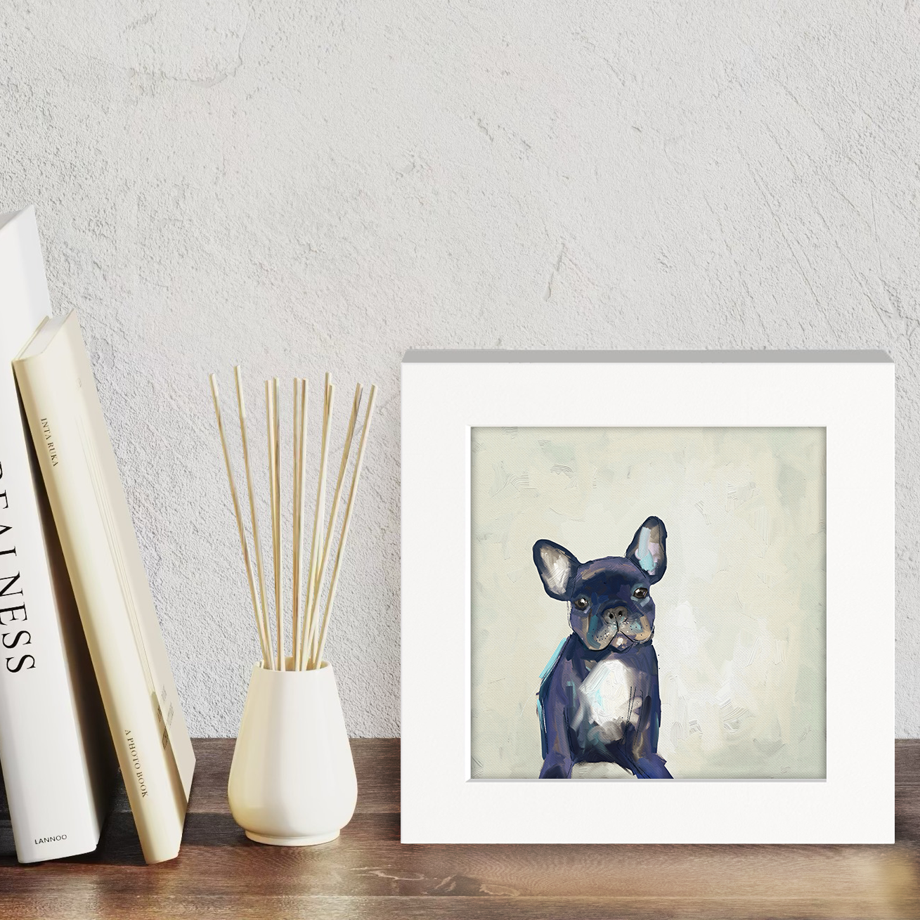 Frenchie Happy Square