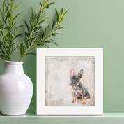 Frenchie Moment Happy Square