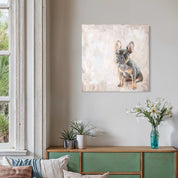 Frenchie Moment Canvas Wrap