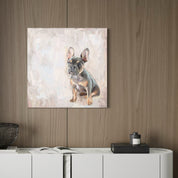 Frenchie Moment Canvas Wrap