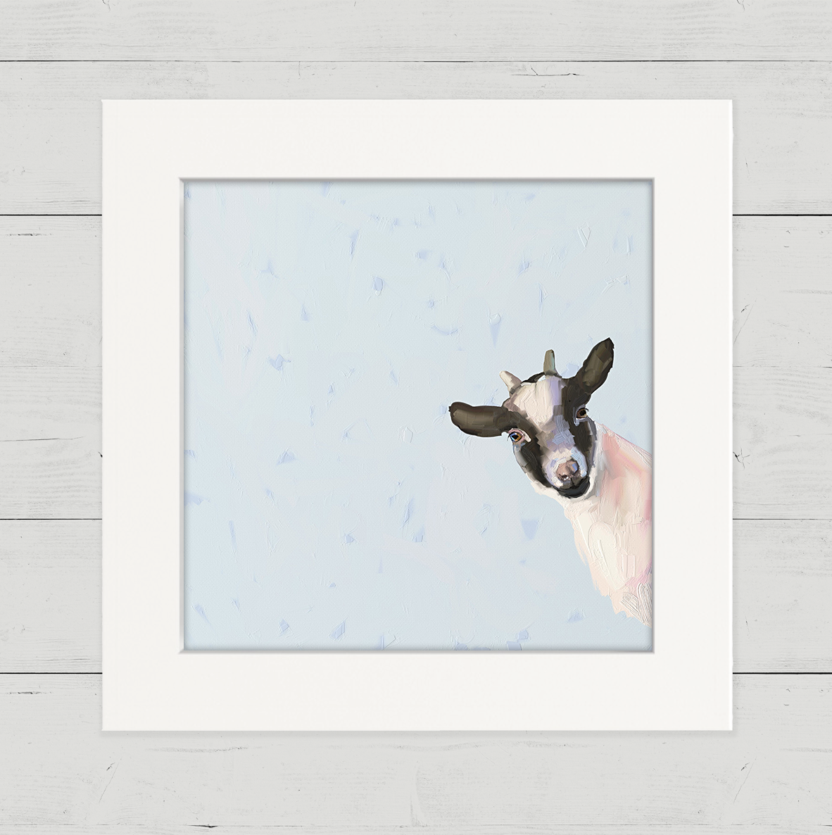 Goat Happy Square