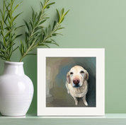 Good Boy Yellow Lab Happy Square