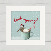 Good Morning Bird Happy Square