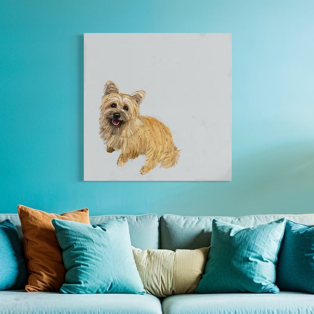 Good Boy Cairn Terrier Canvas Wrap