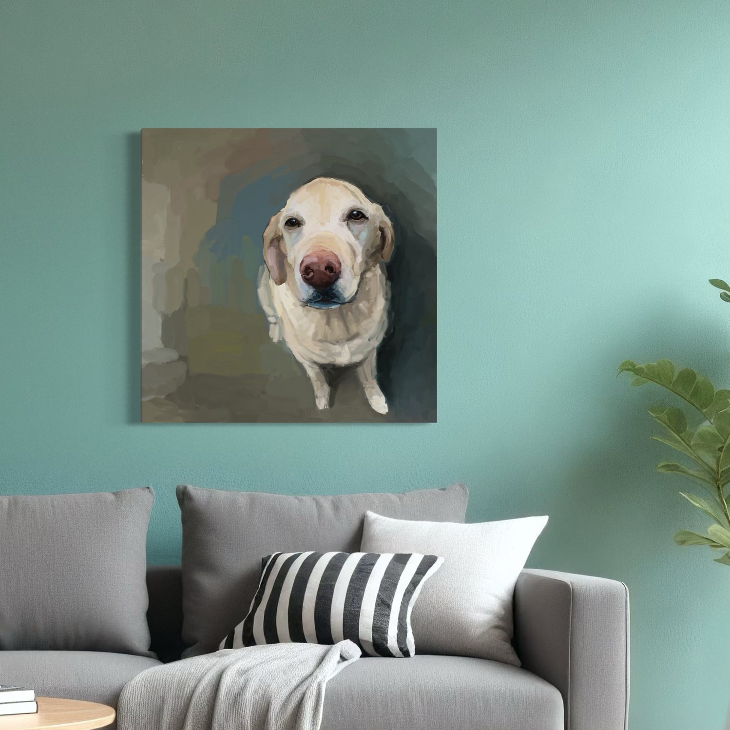 Good Boy Yellow Lab Canvas Wrap
