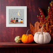 Halloween Cats Happy Square